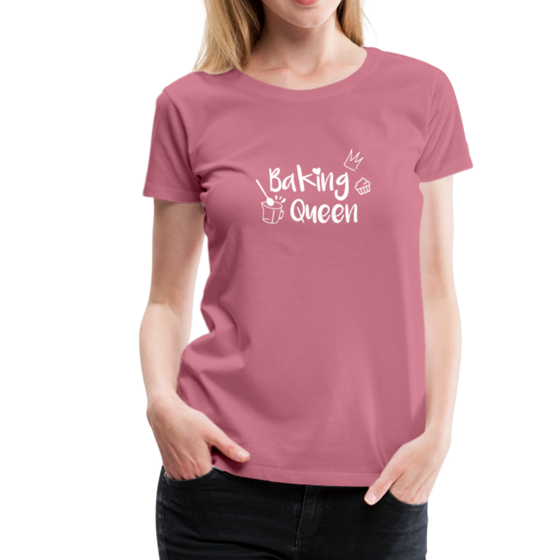 Baking Queen - Frauen Premium T-Shirt - Malve