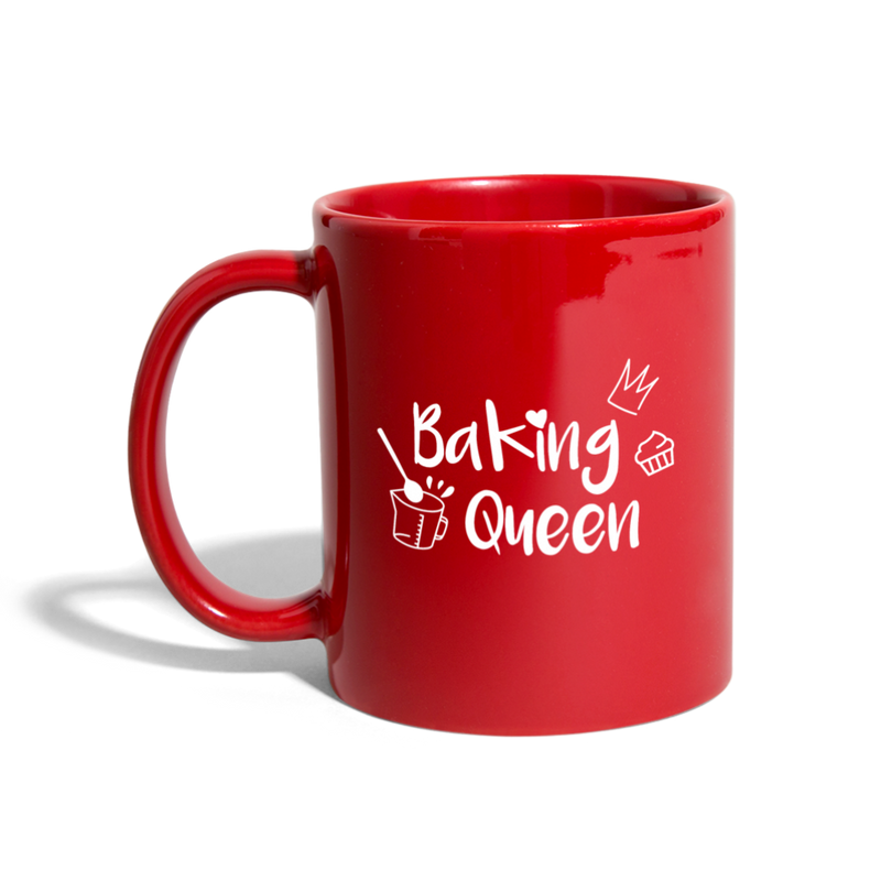 Baking Queen - Tasse - Rot