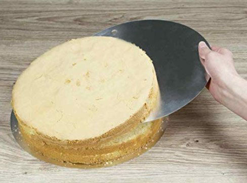 Alu Tortenunterplatte, Alu Tortenretter 28 cm Durchmesser - Kuchenwunder-Shop