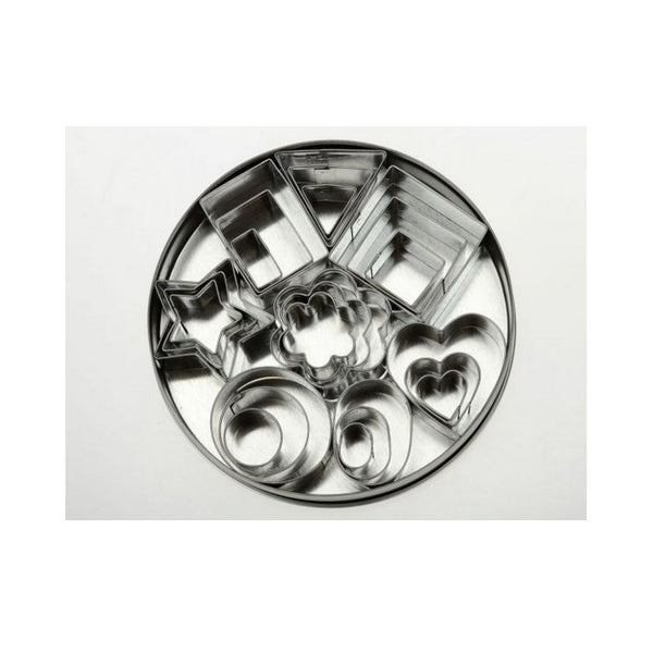 Ausstecherset verschiedene Formen 24tlg. - Kuchenwunder-Shop