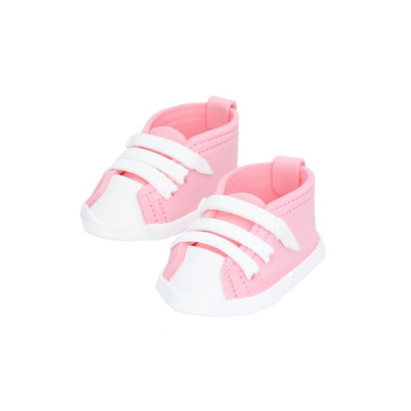 Essbarer Caketopper Babyschuhe ROSA, modellierte Turnschuhe