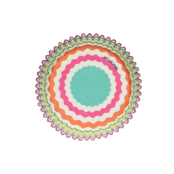 Cupcake Förmchen, CHEVRON BUNT 48 Stk.