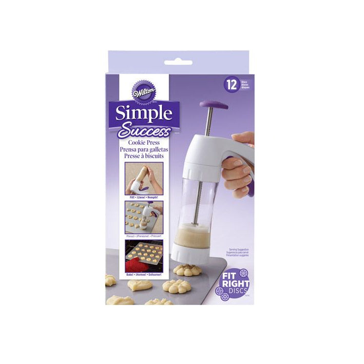 Wilton Simple Success Cookie Press, Kekspresse, Motivpresse für Kekse