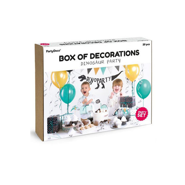 Party Deko Set Dinosauria, Deko Kindergeburtstag Dino - Kuchenwunder-Shop