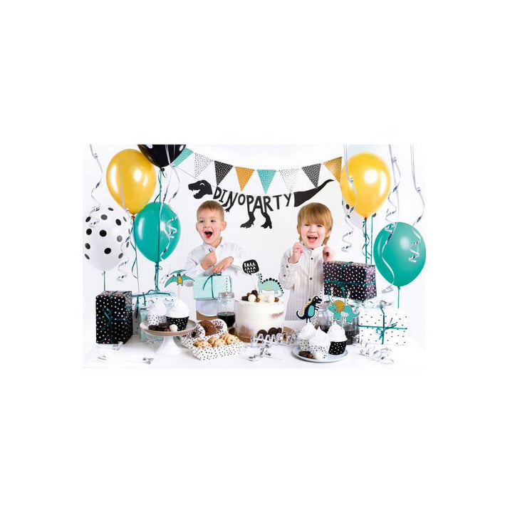 Party Deko Set Dinosauria, Deko Kindergeburtstag Dino - Kuchenwunder-Shop
