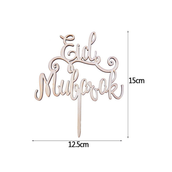 Caketopper Eid Mubarak Schriftzug