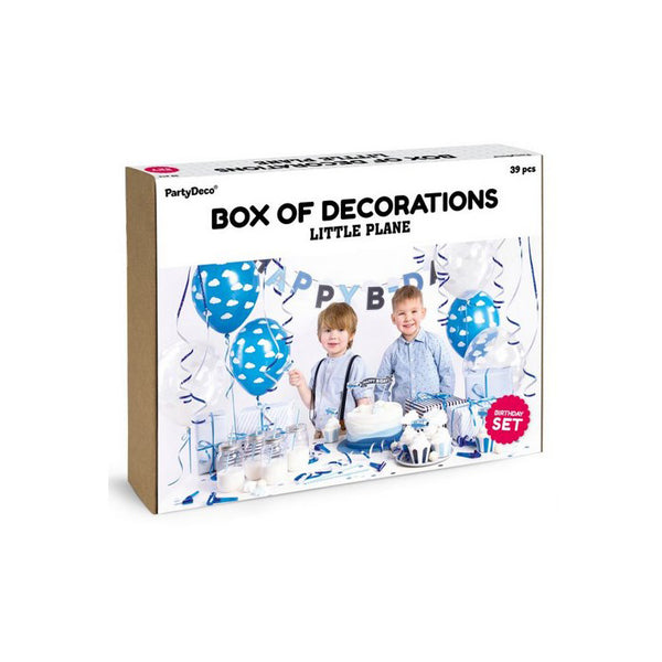 Party Deko Set Flugzeug, Deko Kindergeburtstag Flugzeuge - Kuchenwunder-Shop