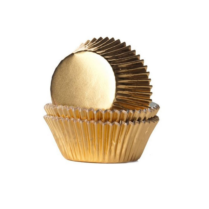 Cupcake Förmchen, 24 Stk. GOLD - Kuchenwunder-Shop