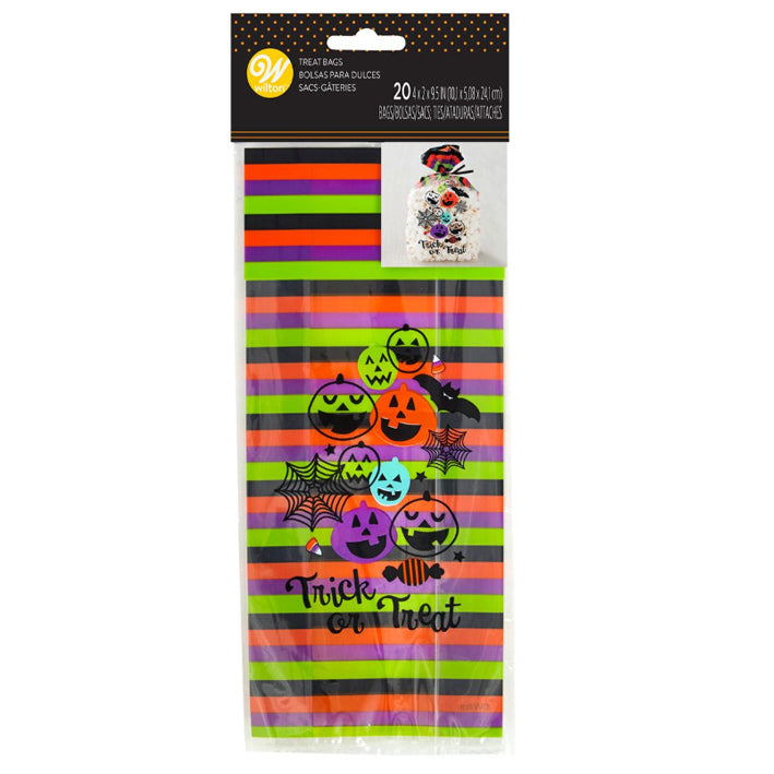 Wilton Treat-Bags, Süßes sonst gibts Saures Halloweenbeutel, 20 Stk.