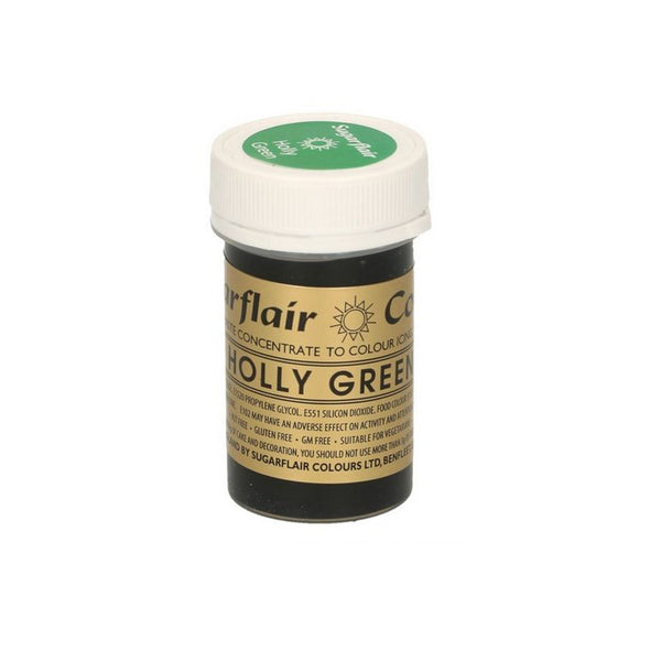 Sugarflair Holly Green 25 g - Lebensmittelfarben Kuchenwunder