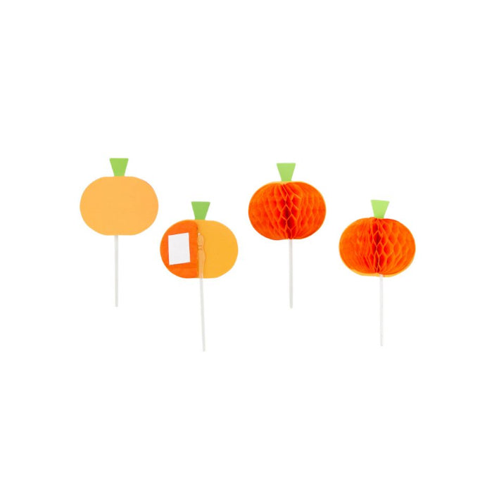 Kürbis Cupcake Topper