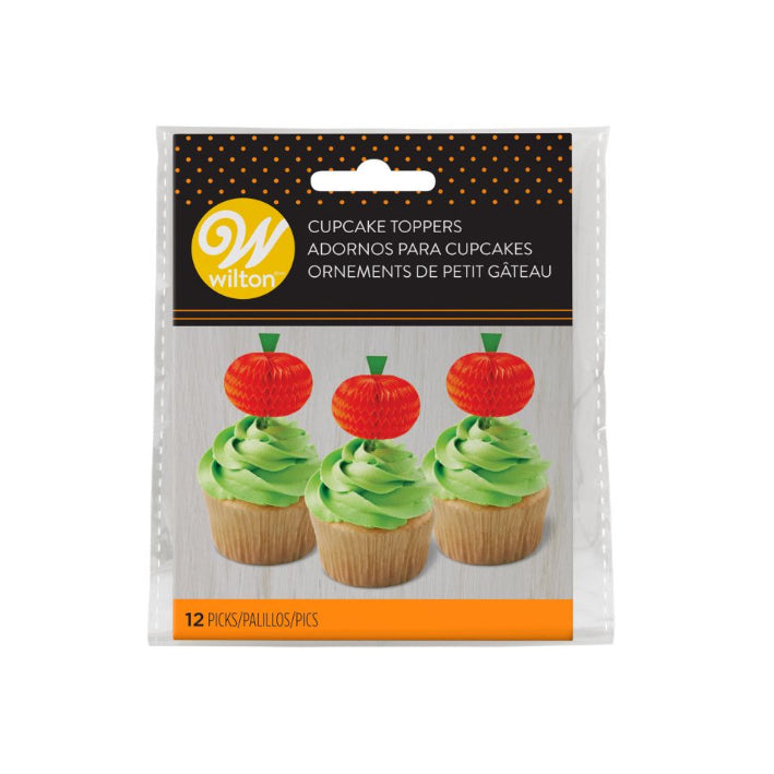 Kürbis Cupcake Topper
