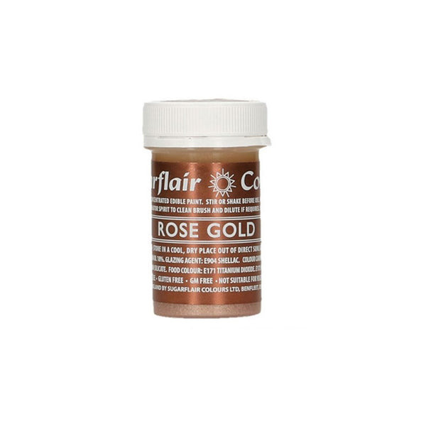 Sugarflair Lebensmittelfarbe Roségold 20 g - Kuchenwunder-Shop