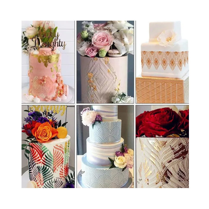 Sugarcraft Schablone für Buttercreme, Royal Icing, Motiv 2