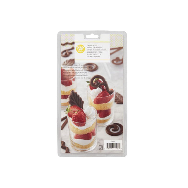 Wilton Schoko Dekor Schablone