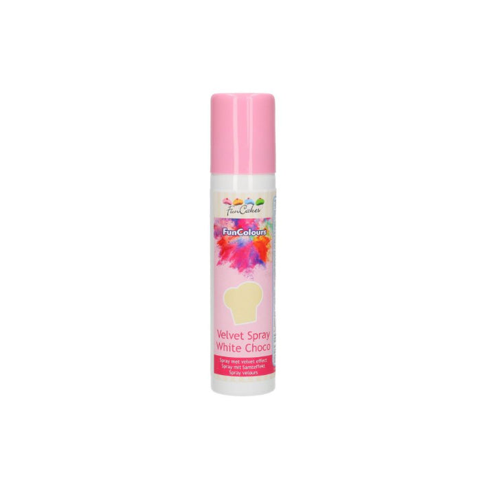 Velvet Spray Weiße Schokolade 100 ml, Funcakes