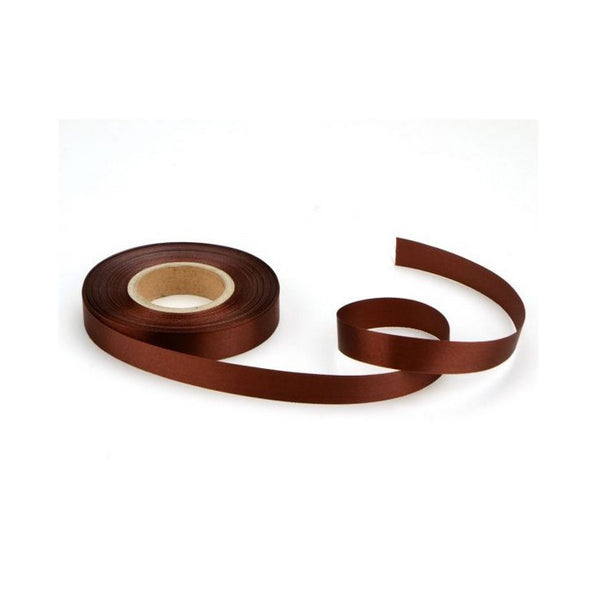 Satinband braun 14 mm, 30 Meter - Kuchenwunder-Shop