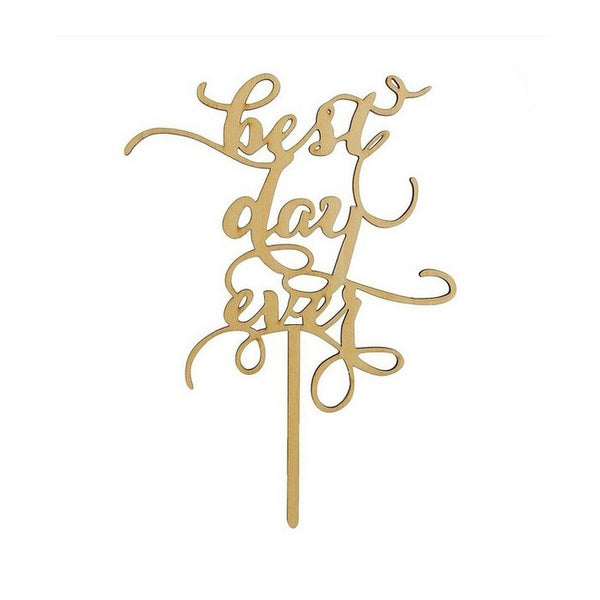 Caketopper BEST DAY EVER - Kuchenwunder-Shop