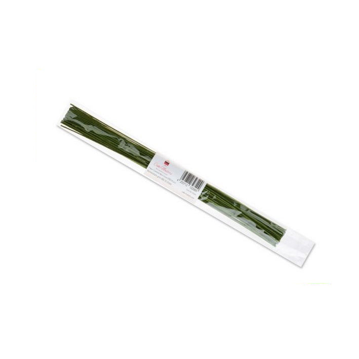 Blumendraht dunkelgrün 24 G, 100 Stück - Kuchenwunder-Shop