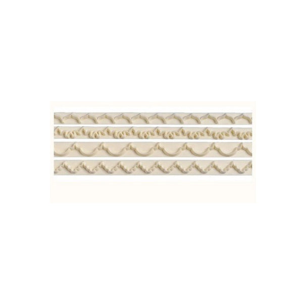 Prägelineal für Bordüren, Ausstecher Straight frill cutter Nr. 1