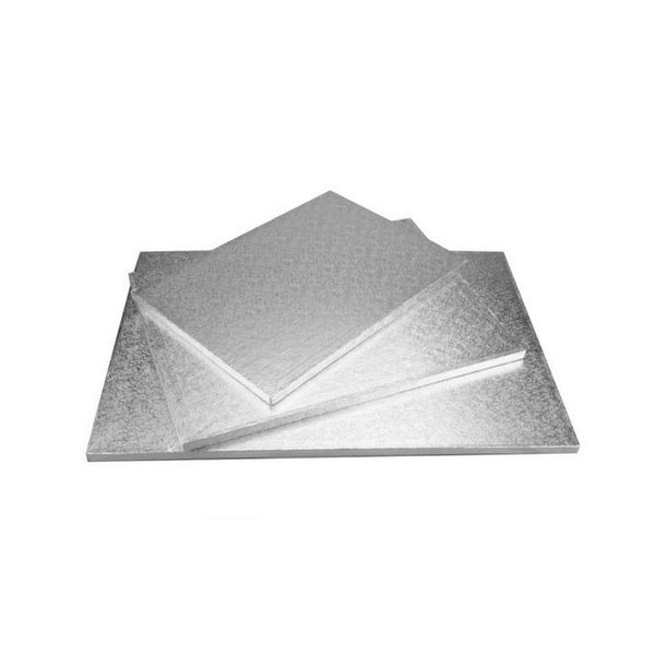 Cake-Masters Cakeboard rechteck 40 x 30 cm, Silber, dick - Kuchenwunder-Shop