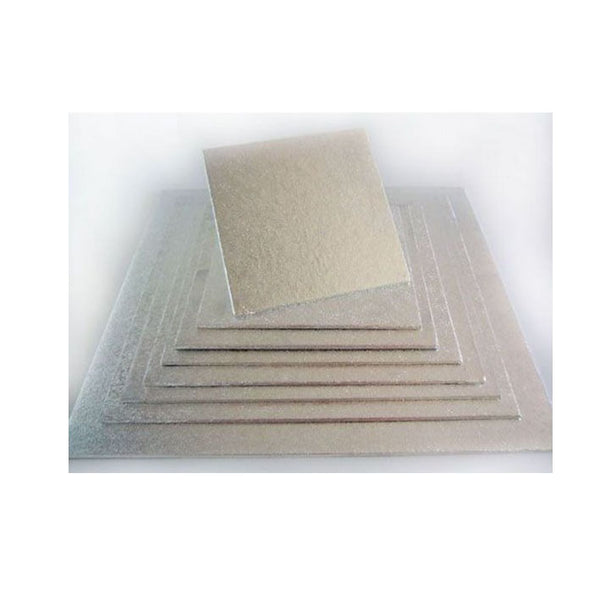 Cake Card Quadratisch (Tortenplatte) 25 cm x 25 cm x 4 mm - Kuchenwunder-Shop