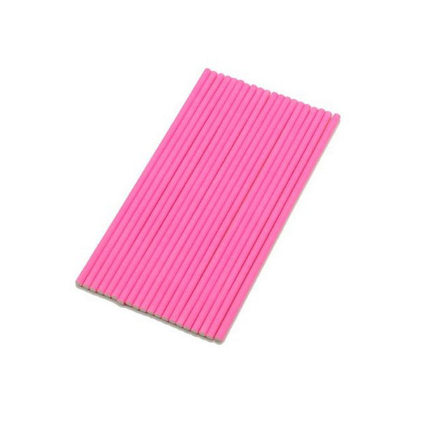 Cakepop Sticks | Cakepop Stiele PINK 15 cm, 20 Stück - Kuchenwunder-Shop