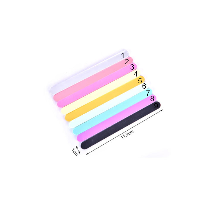 Cake Sicle Sticks bunt, Mini-Eisstiele aus Acryl, 10 Stk.