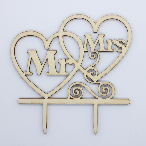 Caketopper MR. AND MRS. HERZEN - Kuchenwunder-Shop