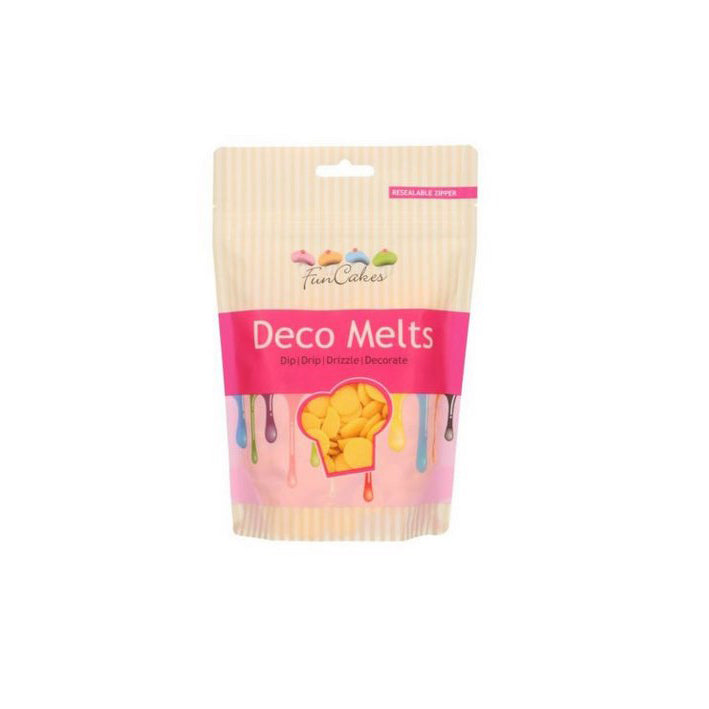 FunCakes Deko Melts, Candymelts gelb 250 g - Kuchenwunder-Shop