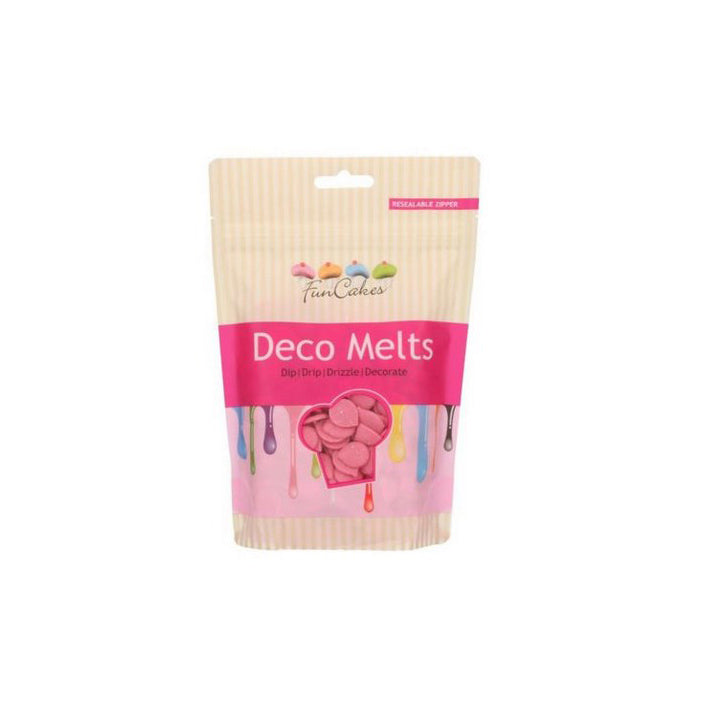 FunCakes Deko Melts, Candymelts rosa 250 g - Kuchenwunder-Shop