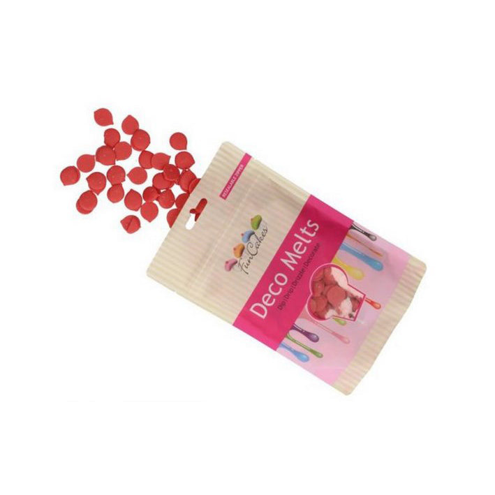 FunCakes Deko Melts, Candymelts rot 250 g - Kuchenwunder-Shop