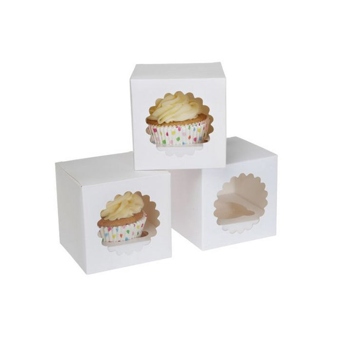 Cupcake Box für 1 Cupcake, 3-Stück-Pkg. - Kuchenwunder-Shop