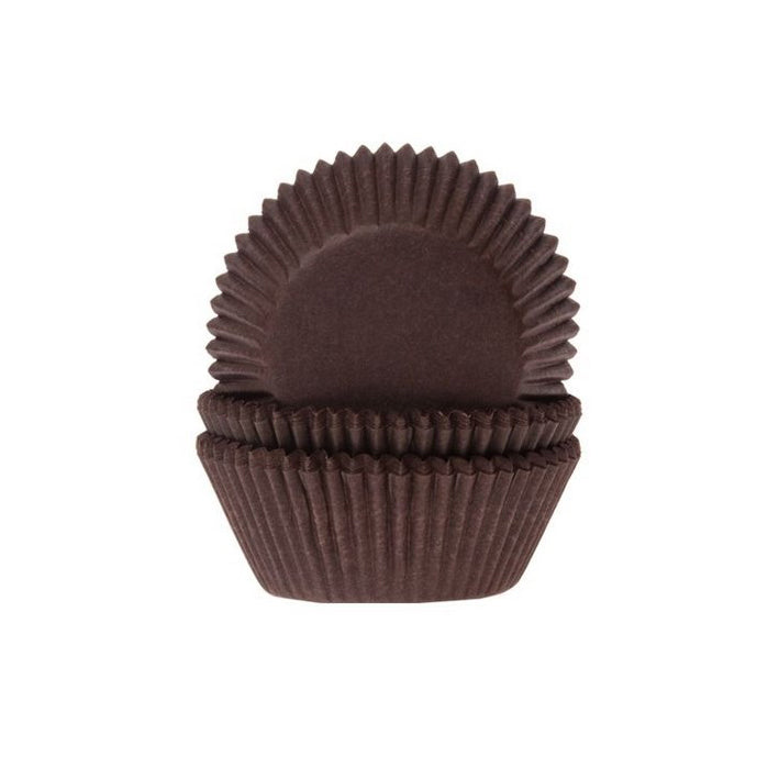 Cupcake-Formen, Muffinförmchen BRAUN, 50 Stück - Kuchenwunder-Shop