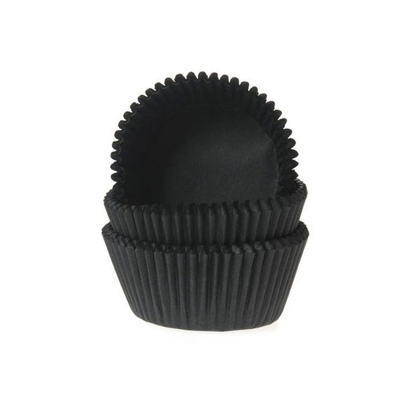 Cupcake-Förmchen SCHWARZ, 50 Stück - Kuchenwunder-Shop