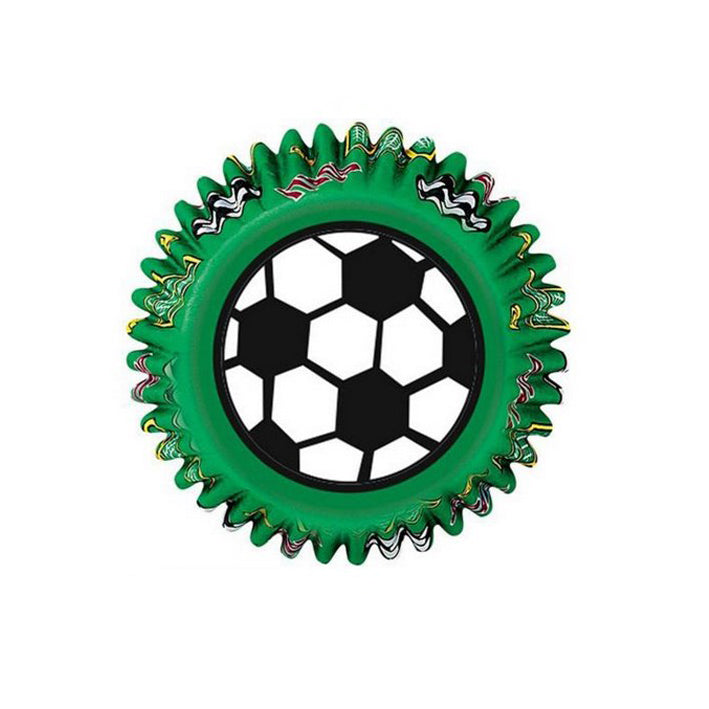 Wilton Papierbackförmchen, Cupcake Förmchen Fußball, 50 Stk. - Kuchenwunder-Shop