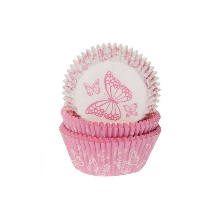 Papierbackförmchen Cupcakes, Schmetterling 50 Stk. - Kuchenwunder-Shop