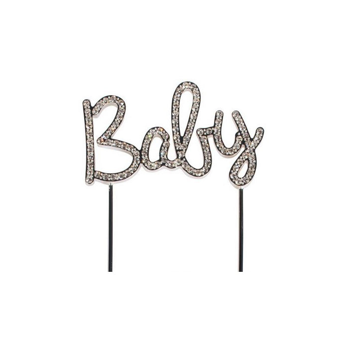 Caketopper Baby im Diamantlook - Kuchenwunder-Shop