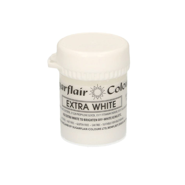 Sugarflair Paste Colour Pastel EXTRA WHITE 50 g