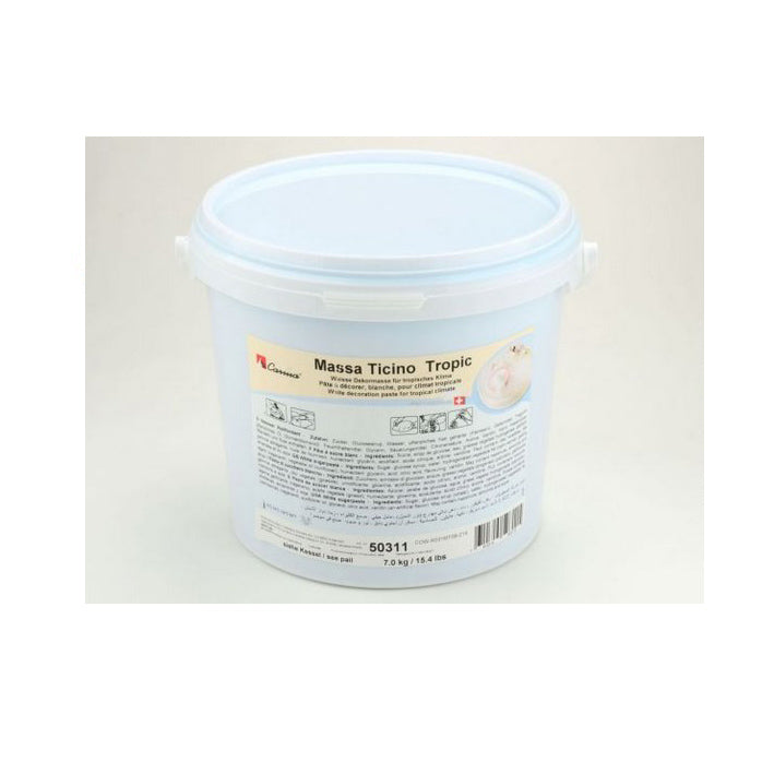 Massa Ticino Tropic weiß 7 kg - Kuchenwunder-Shop