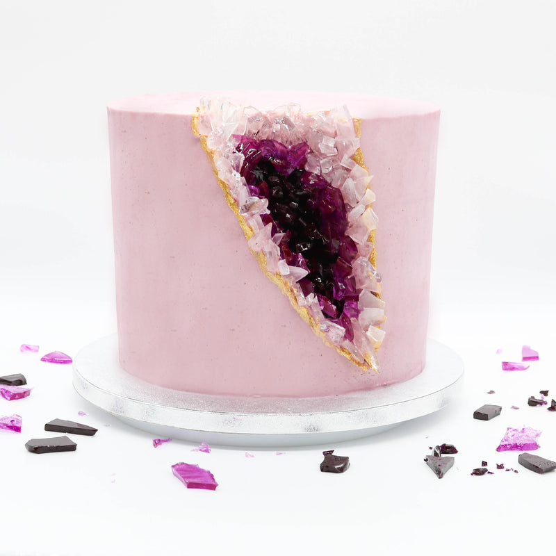 Geode-Cake - Die außergewöhnliche Kristalltorte - Kuchenwunder-Shop