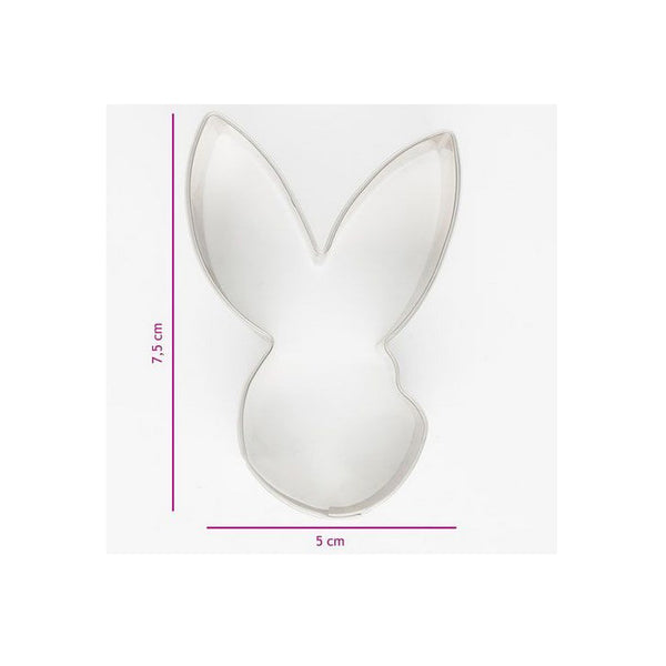 Ausstecher Hasenkopf, Osterhase 7,5 cm - Kuchenwunder-Shop