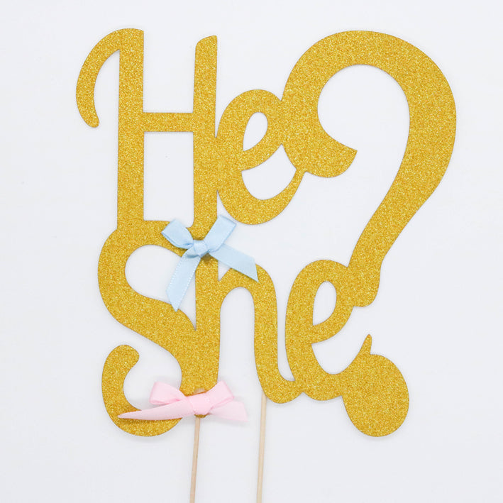 Caketopper He or She? - Kuchenwunder-Shop