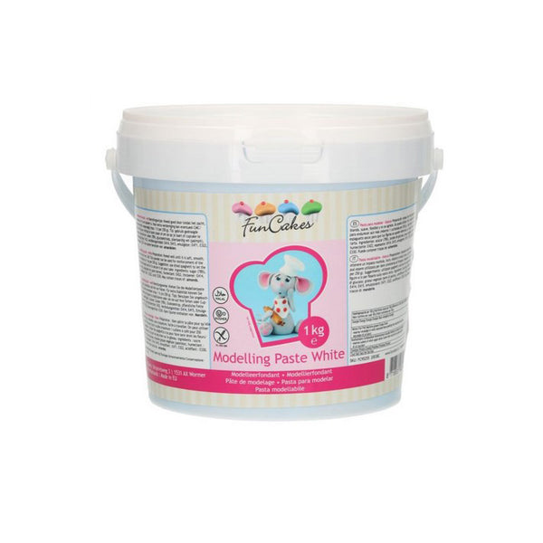 FunCakes Modelling Paste White -1 kg- - Kuchenwunder-Shop