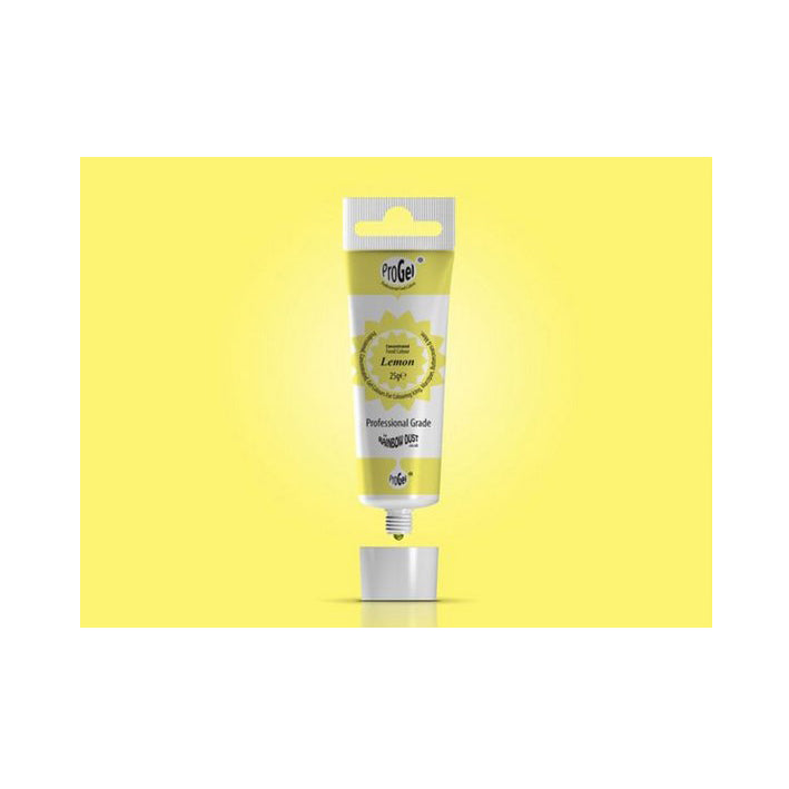 Rainbow Dust ProGel Lemon, Zitronengelb - Kuchenwunder-Shop