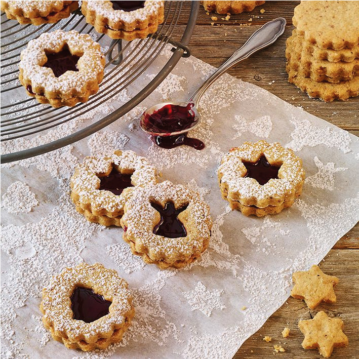 Ausstecher Linzer Augen, Stern 5 cm