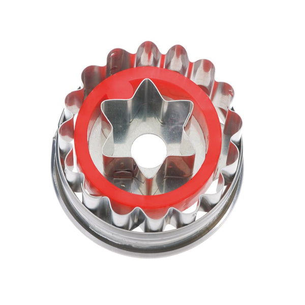 Ausstecher Linzer Augen, Stern 5 cm