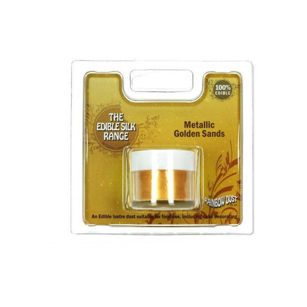 Rainbow Dust Puderfarbe Metallic Golden Sands - Kuchenwunder-Shop