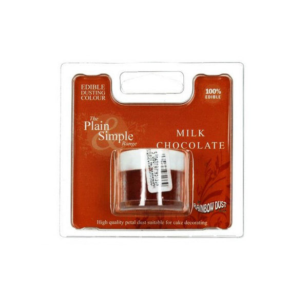Rainbow Dust Puderfarbe Milk Chocolate - Kuchenwunder-Shop