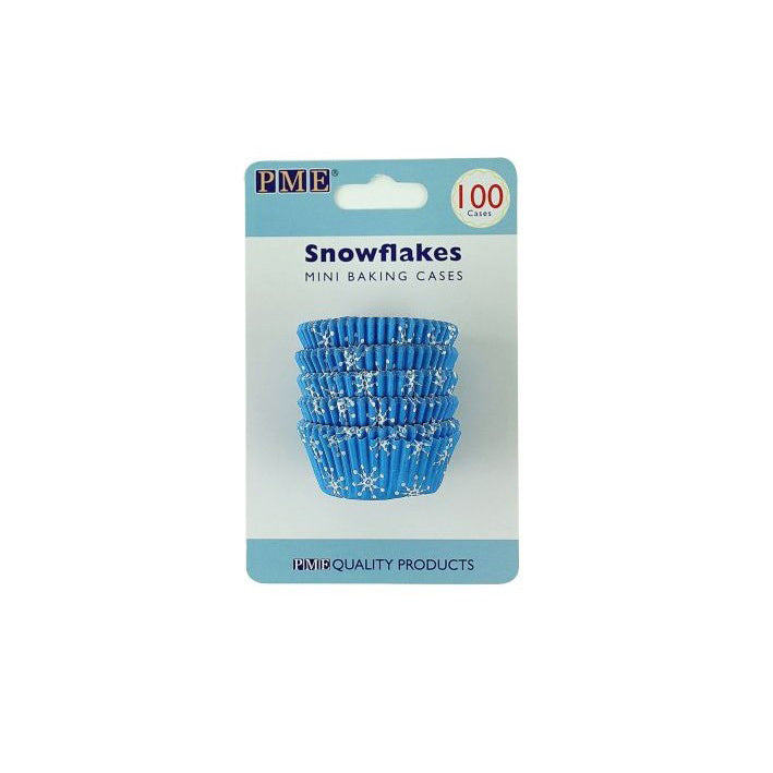 PME Schneeflocken Mini Cupcakeformen 100 Stk.